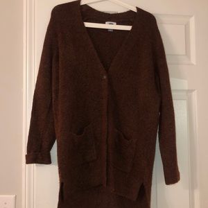Burnt orange cardigan